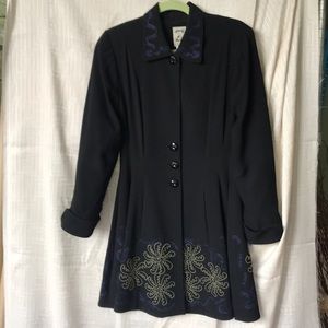 Vintage 1980’s Zelda dress/coat Dr. Zhivago style.